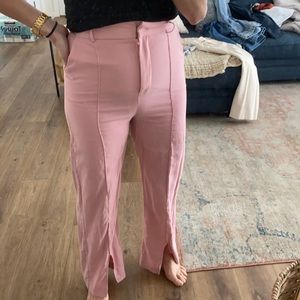 Pink trousers
